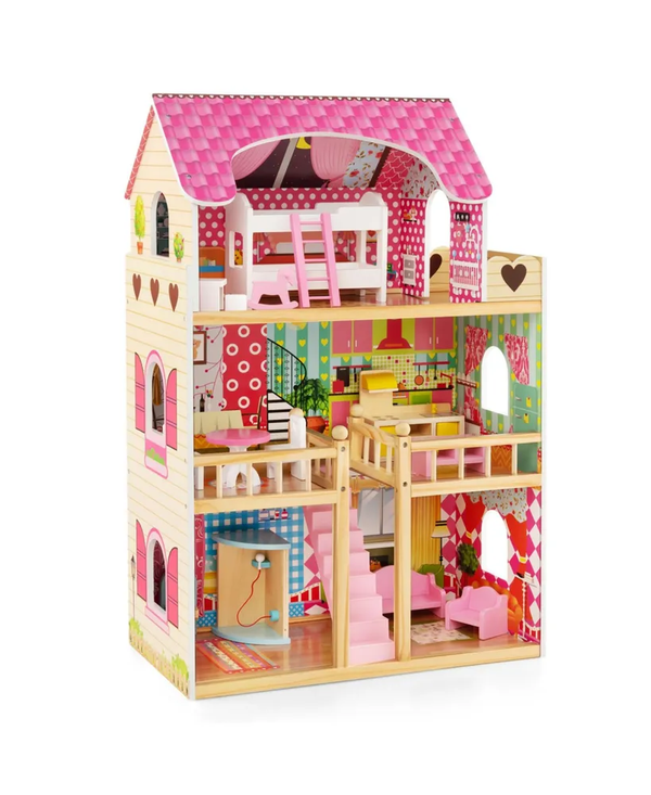WOODEN DOLL HOUSE HT112