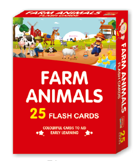 FLASH CARD FARM ANIMALS 1017