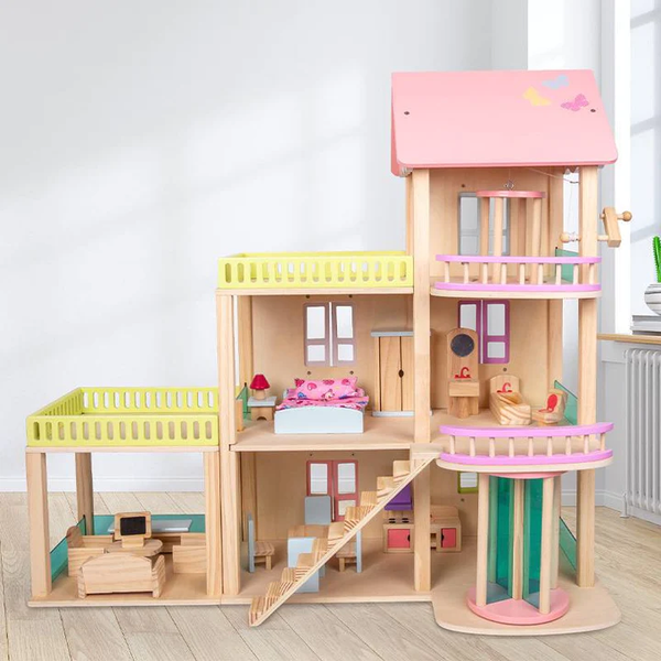 WOODEN DOLL HOUSE HT118