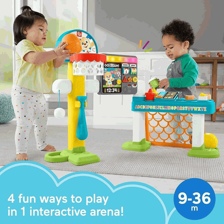 FISHER PRICE LAUGH & LEARN 4 IN 1 GAME EXPERIENCE HFT70