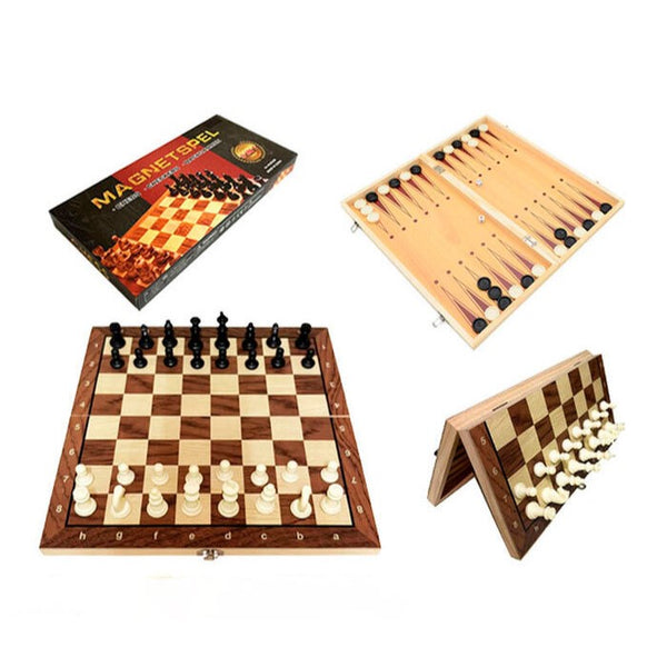 CHESS 3 IN 1 MAGNETIC W2803M