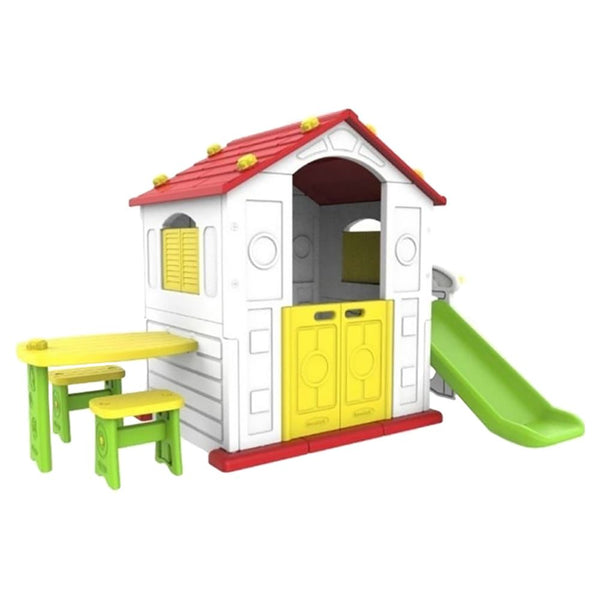 ACTIVITY PLAYHOUSE WITH SLIDE & TABLE CHD-503