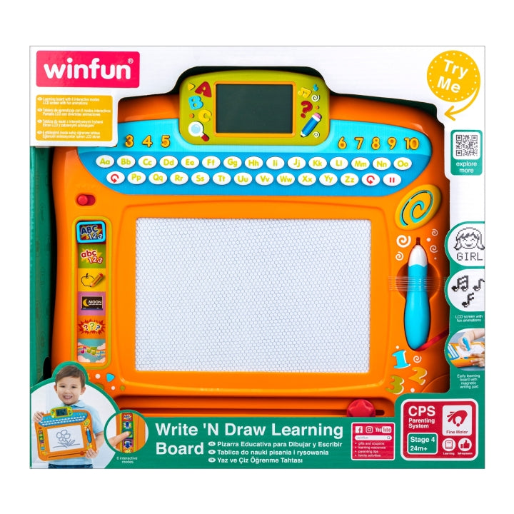 Leap Frog Winfun Write 'N Draw Learning Board The Good Play