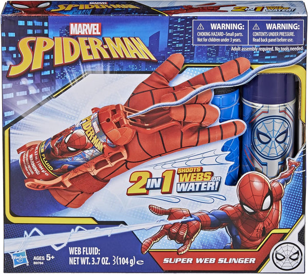 SPIDER-MAN 2 IN 1 SUPER WEB SLINGER B9764 ORIGINAL