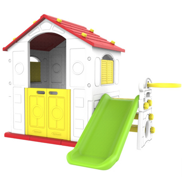 ACTIVITY PLAYHOUSE WITH SLIDE AND BASKETBALL CHD-501