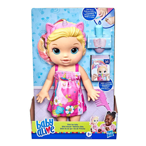 BABY ALIVE GLAM SPA BABY DOLL F3564